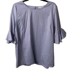 PRICE CUT Calvin Klein Modern Essentials Ruffle Sleeve Blouse